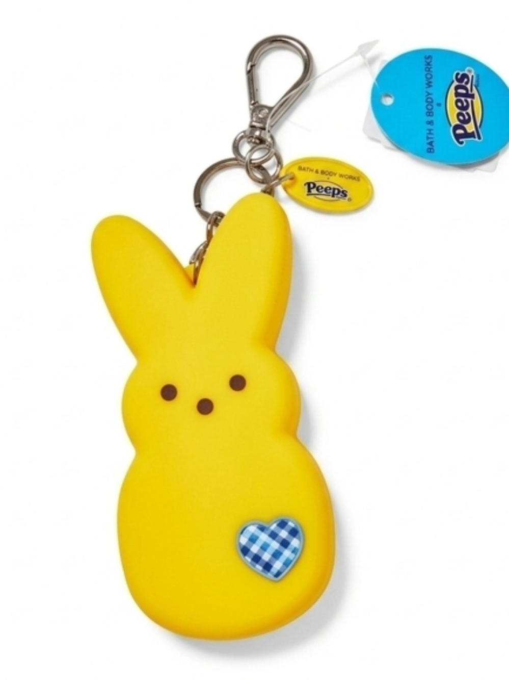 PEEPS X Bath & Body Works  Bunny Keychain Pocketbac Holder SOLDOUT EVERYWHERE